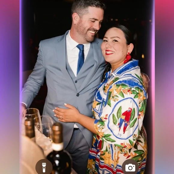 FARM Rio Multicolor Tropical Print Midi Dress - Picture 2 of 2